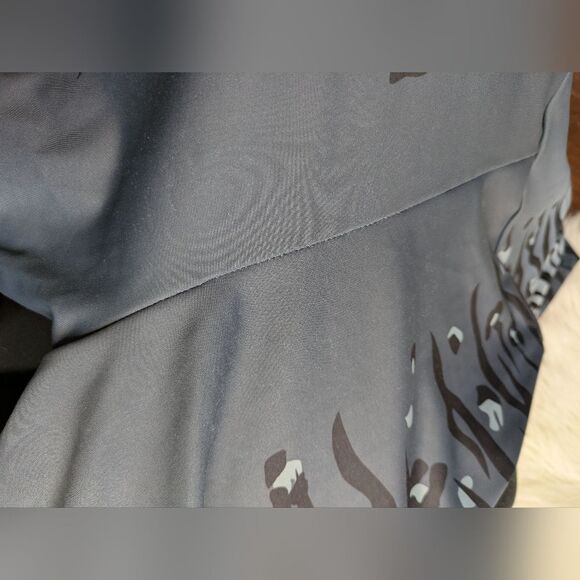 WEISSMAN Dance Costume BE PREPARED 12104 Cheetah animal print gray unitard LC - Picture 9 of 9